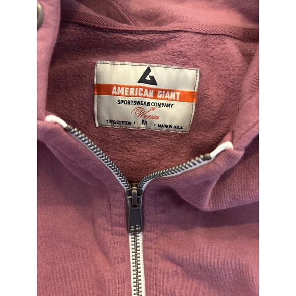 American Giant Women's Classic Full Zip Medium - Picture 7 of 8